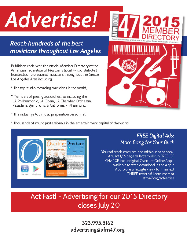 2015 DIRECTORY AD FLYER