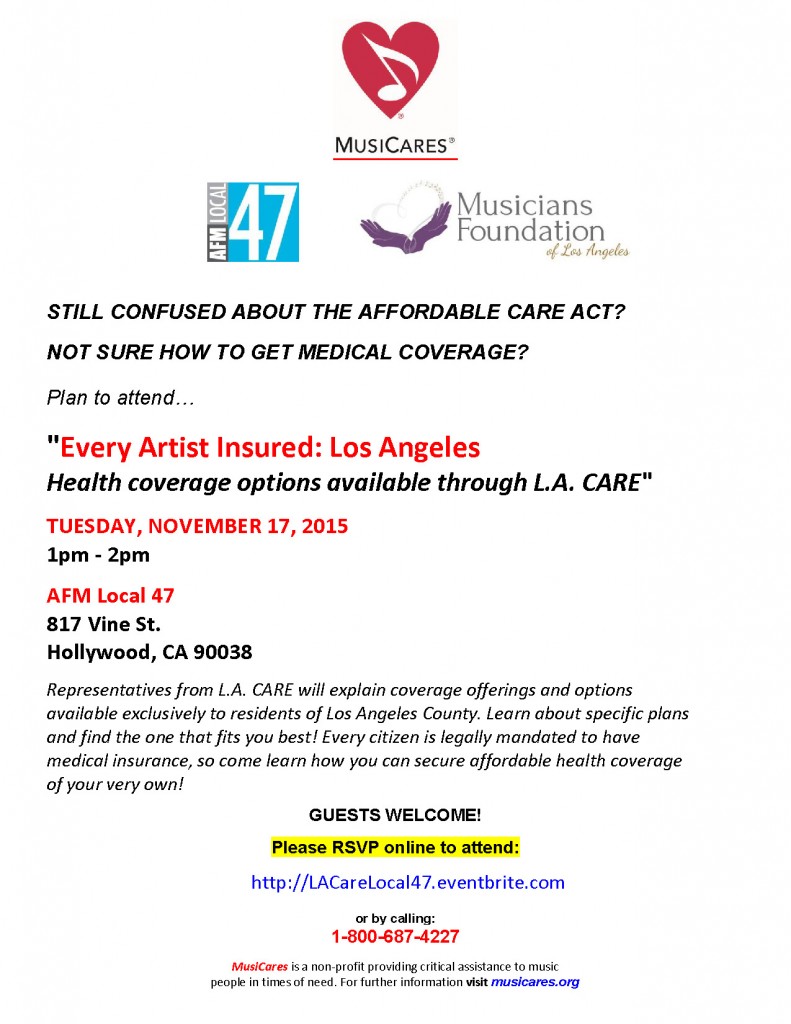 LA CARE Local 47 2015