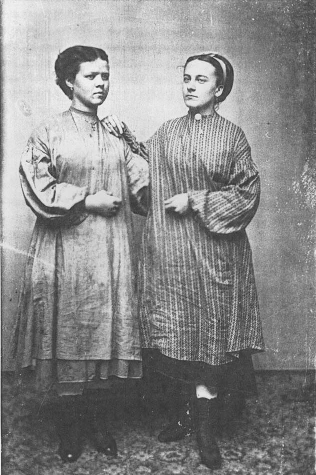 Tintype of two young women in Lowell, Massachusetts, circa 1870. (Public Domain. Source: Center for Lowell History, University of Massachusetts Lowell Libraries)