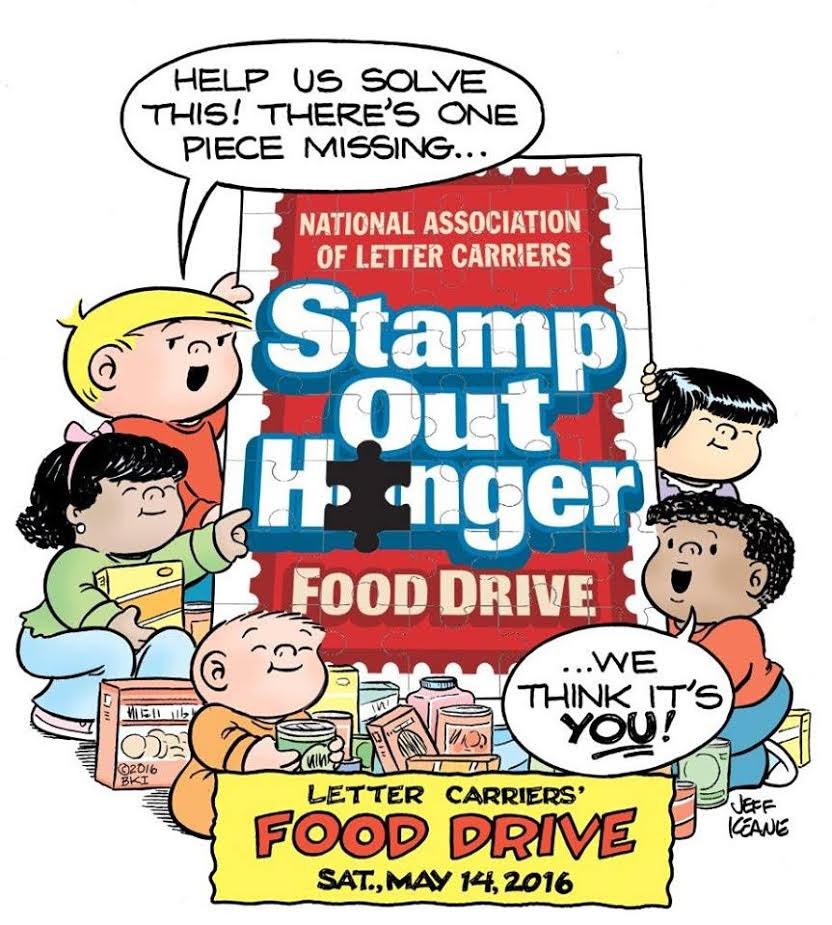 food drive puzzle poster