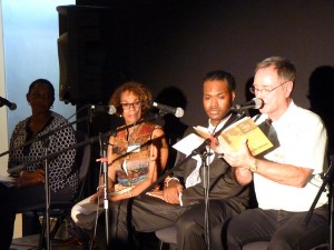 Guest panelists included former members and family of Local 767 and a jazz historian from UCLA.