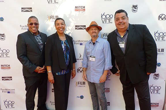 Made In Hollywood Honors Television 2016 took place at 1600 Vine the morning of Sept. 7, 2016 - AFM Local 47 EMD Administrator Gordon Grayson, Film Musicians Secondary Markets Fund Executive Director Kim Roberts Hedgpeth, Recording Musicians Association International President Marc Sazer, AFM Local 47 Vice President Rick Baptist. (Not pictured: AFM Local 47 Secretary/Treasurer Gary Lasley)