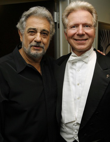 Plácido Domingo and Maestro John Mauceri