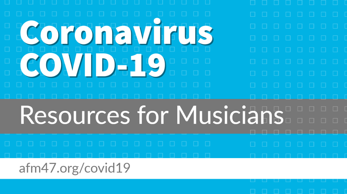 COVID-19 Resources for Musicians